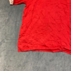 Tommy Hilfiger Athletics T Shirt Mens Large Red Cotton Logo Summer Regular Fit
