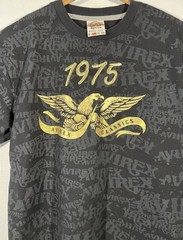 Avirex Classics Golden Eagle Tee 1975 AOP Streetwear Hip Hop Men’s Sz XL T Shirt