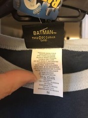 Batman Authentic Collectors Item Mens Penguin T-Shirt NWT