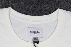 Men’s Crew Neck T Shirt 5XL Cream Goodfellow & Co Long Sleeve Big & Tall Cotton