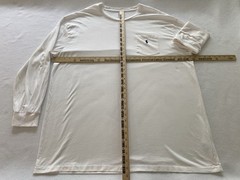 Polo Ralph Lauren T-Shirt Men’s BIG 2XB White Cotton Long Sleeve Pocketed