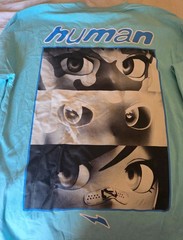 CloneX Mint Green Long Sleeve Graphic Tee Anime Size Small New without tag.