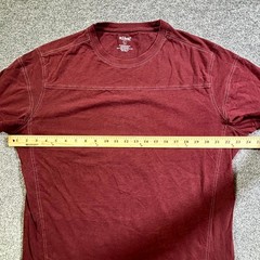 Kuhl T-Shirt Men’s L Red Cotton Stitching Casual Crew Neck Streetwear Summer Tee