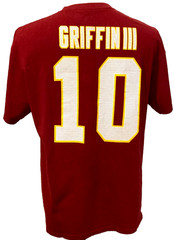 NFL Washington Redskins vintage t-shirt RG3 on back Large 100% cotton