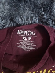 Aéropostale Men’s Burgundy California Est. 87 Graphic Logo Crew Neck T-Shirt XS