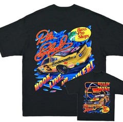 REELIN IN THE WIN DALE EARNHAON A SHAKA HEAVYWEIGHT GARMET DYED T SHIRT “MODERN”
