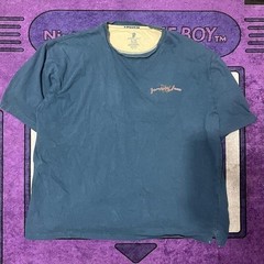 Jamaica Jaxx blue summer tropical baggy t-shirt with palm tree design Size XL