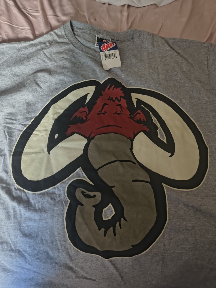 Vintage 90s JNCO Mammoth Graphic T Shirt rare made In USA Sz XL Clean Brand New