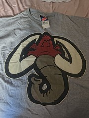 Vintage 90s JNCO Mammoth Graphic T Shirt rare made In USA Sz XL Clean Brand New