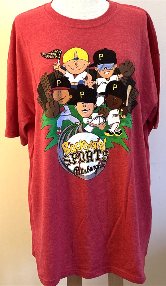 NEW Pittsburgh Pirate Backyard Sport Special Red T-Shirt XL