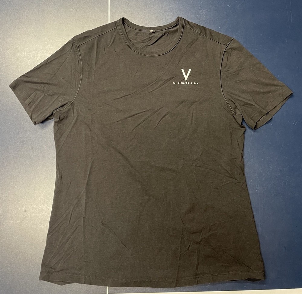 Lululemon Arbor Hills Ann Arbor Men’s Black T-shirt Size L