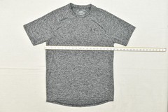 Under Armour Men’s Size M Gray Heather Tech Tee Short Sleeve Raglan Athletic Shi