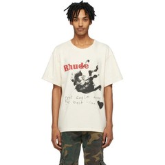 RHUDE Off-White Falling Horse T-Shirt Dear God M Medium NEW NWT