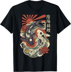 Japanese Koi Yin Yang Japan T-Shirt unisex T-Shirt