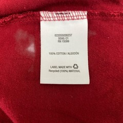 Covington Mens T-Shirt Deep Red Size XLT Crew Neck Regular Fit Pullover Casual