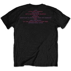 Prince Unisex T-Shirt: Watercolours (Black) (Back Print)