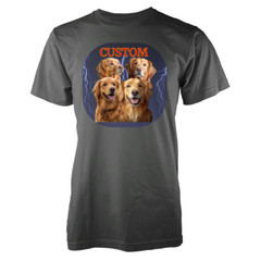 Custom Vintage Bootleg Pet Shirt Pet Photo + Name Custom Dog Portrait Adult Gift