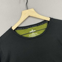 Bombas Baselayer Top XL Merino Wool Tencel Blend Crew Neck Long Sleeve Black