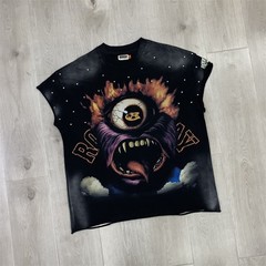 RoughPlay Beaded Washed Vintage Sleeveless T-Shirt