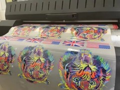Personalised Heat Transfers Custom Iron on Patch T-shirt Garments Gang Sheets