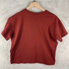 Old Navy Vintage Tee Women Size M Auburn Boxy Square Shirt
