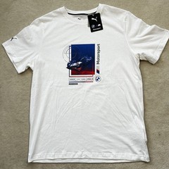 Puma BMW Motorsport IMSA Race Car Essential Logo TShirt Men’s Large Graphic
