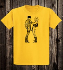 Gay Cowboys – Seditionaries – 100% Cotton T Tee Shirt Punk Queer