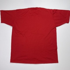 Jerzees Red Crewneck T Shirt Sz XL 50/50 Heavyweight Single Stitch Cuffs