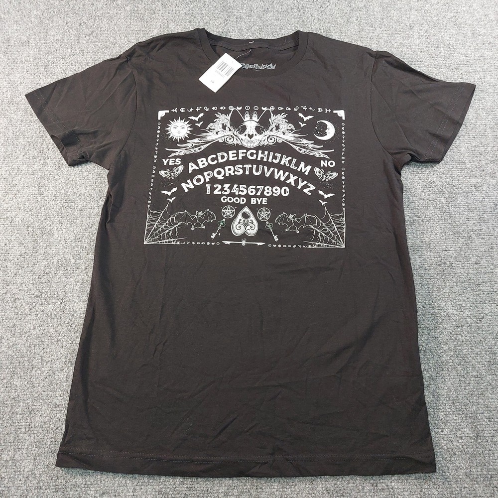 VampireFreaks Ouija Board Graphic T-Shirt Size Small Black Gothic Horror Tee