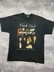 Vintage 1996 Bon Jovi These Days Rare Tour T-Shirt Single Stitch Black Size XL