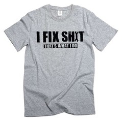 Men’s Funny DIY garage T-shirt I fix things shirt fathers day mechanic shirt