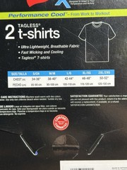 NEW** THREE **- 2PACKS OF MEN’S HANES PERFORMANCE COOL T-SHIRT size 2XL