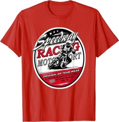 Motorcycle Speedway Flat Track Racing Graphic Tee Unisex Rider Gift T-Shirt