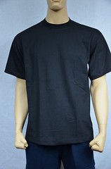 2 NEW SHAKA WEAR SUPER MAX HEAVY WEIGHT T-SHIRTS BLACK TEE PLAIN LARGE L 2PC