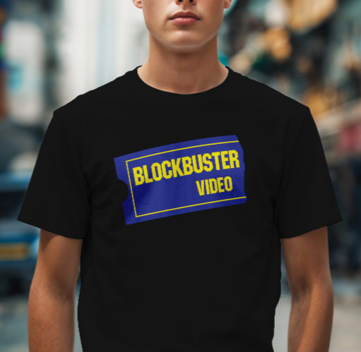 BLOCKBUSTER T-Shirt Size S-5XL