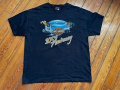 Vintage House of Harley Davidson 105th Anniversary T Shirt Milwaukee Men XL 2001