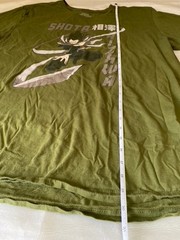 Shota Aizawa Unisex T Shirt Green Anime Short Sleeve My Hero Academia Size 2XL