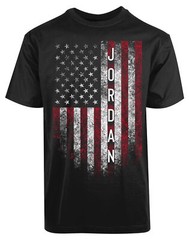 American Flag Jordan New Mens Shirt Authentic Short Sleeves Top Tee