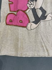 Vintage 90’s Bugs Bunny College Ware Sleepshirt Graphic Print Looney Tunes