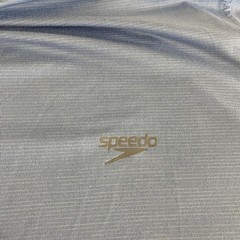 Speedo Shirt Mens 2XL Blue Tagless UV Protection Crew Neck Polyester Spandex
