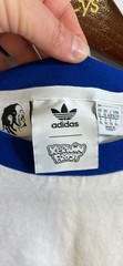 adidas Men’s Fresh Tee Short Sleeve T-Shirt Black/White, Crew Neck, Size XL