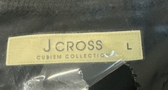 New J. Cross Black Solid Graphic Korea Tiger Short Sleeve T-Shirt Adult Size L