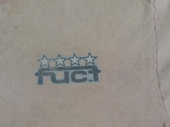 Vintage 90s Fuct Shirt Mens XL Beige Skate Single Stitch Skateer Distressed Rare
