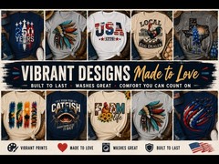 Custom Graphic T-Shirt/Country, Western, Fishing, Camping, Farm, Patriotic