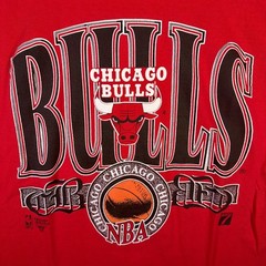 Vintage Chicago Bulls Shirt Mens Large Red 90s NBA Finals Basketball USA Sports