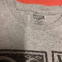 Black Panther Wakanda Gray Black Graphic T-Shirt Marvel L