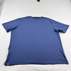 Peter Millar Shirt Mens XL Blue Seaside Summer Soft Pocket Tee Stretch Crew Neck