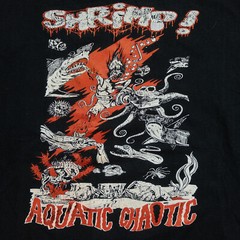 Rare Vintage 21VICTOR Shrimp Aquatic Chaotic 2009 Tour T Shirt 2000s Rock Band M