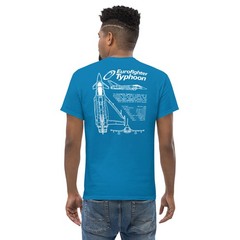 Eurofighter Typhoon T-Shirt – Embroidered Logo & Fighter Jet Tech Back Print
