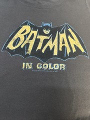 BATMAN CLASSIC TV IN COLOR Licensed Men’s Graphic Tee Shirt Sz 3XL DC Comics
